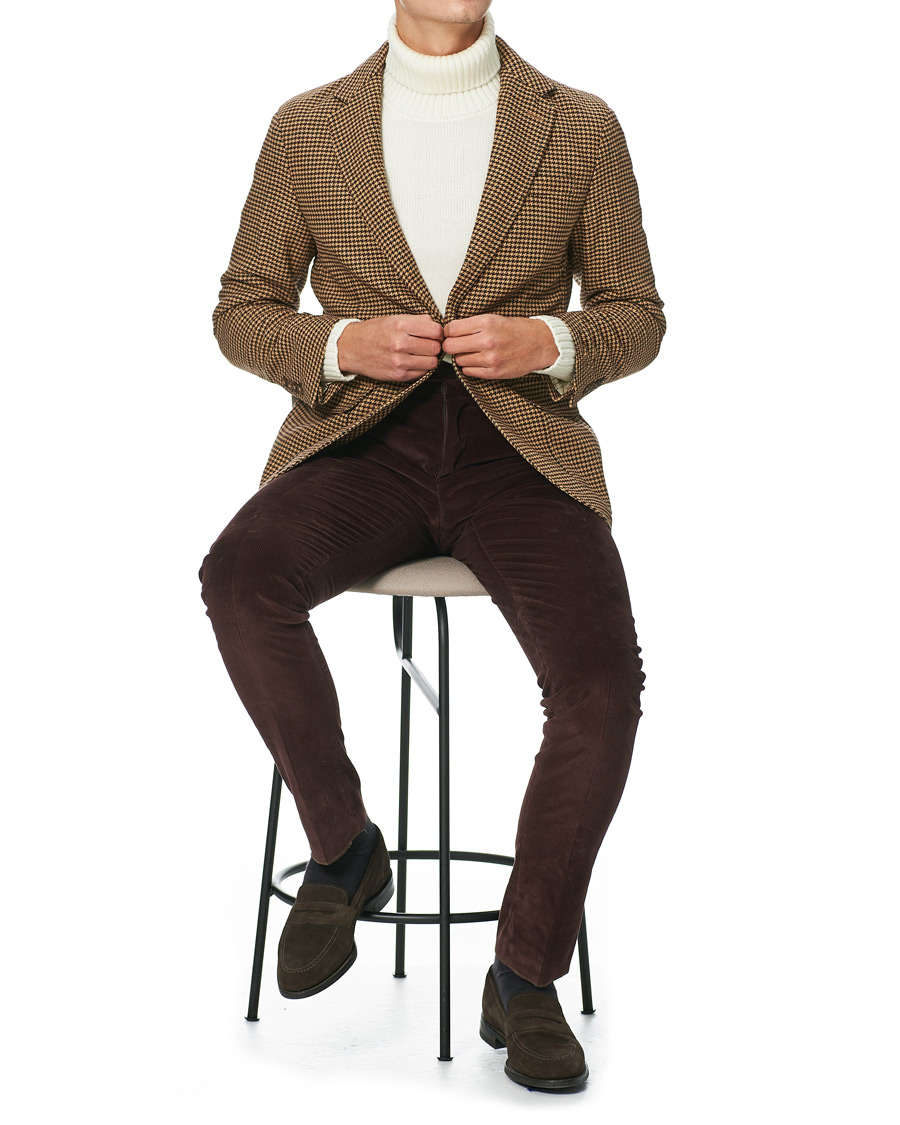 Herre | Dressjakker | Polo Ralph Lauren | Harvard Guncheck Wool Blazer Khaki