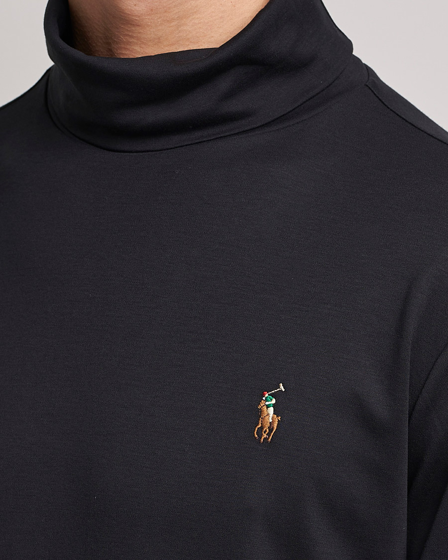 Herre | Gensere | Polo Ralph Lauren | Luxury Pima Cotton Rollneck Black