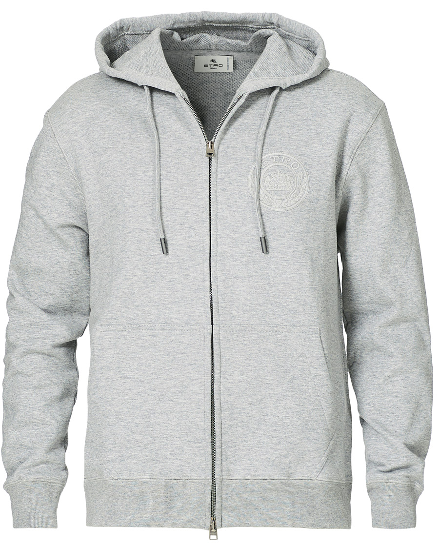 Herre | Gensere | Etro | Leisure Zip Hoodie Light Grey