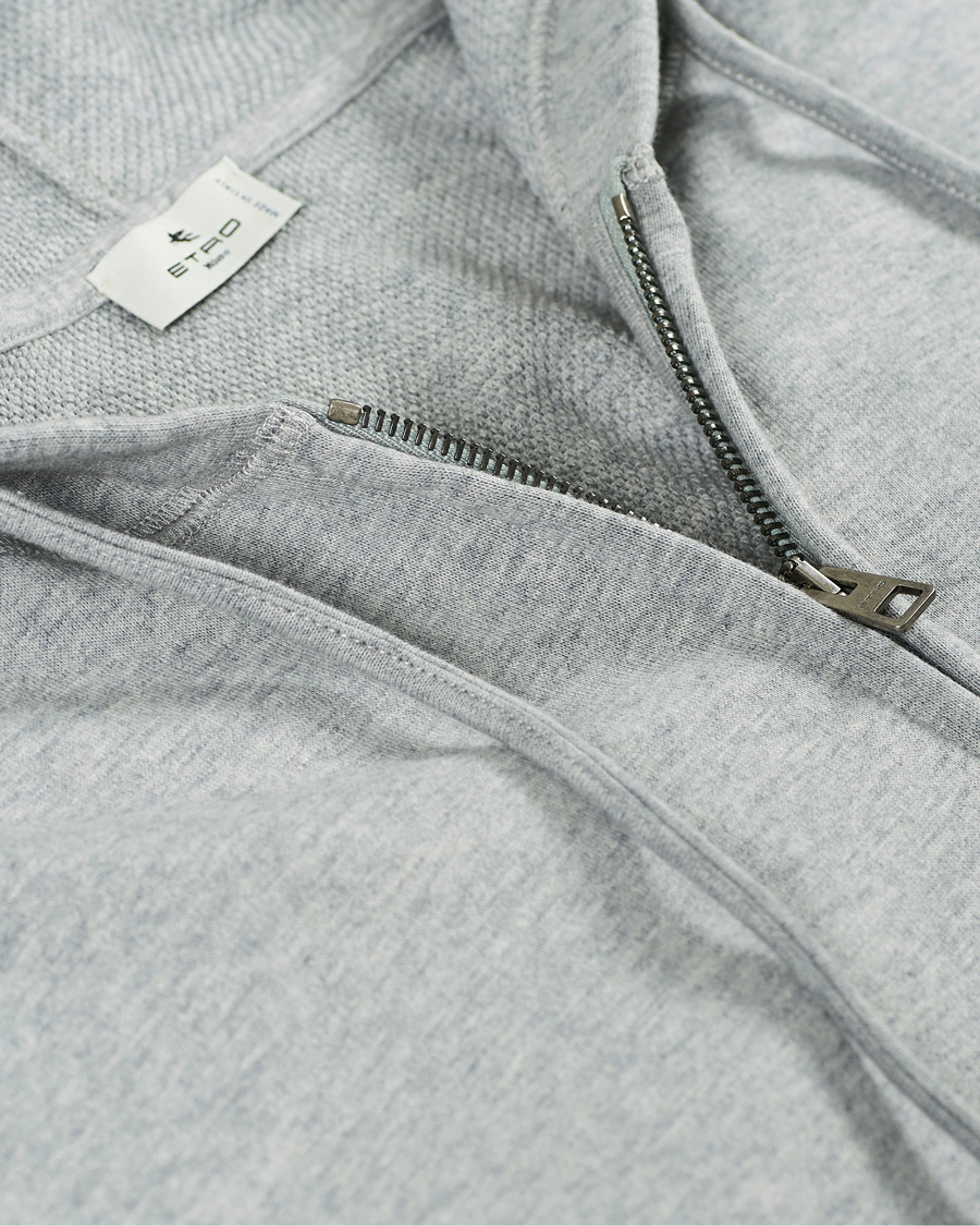 Herre | Gensere | Etro | Leisure Zip Hoodie Light Grey