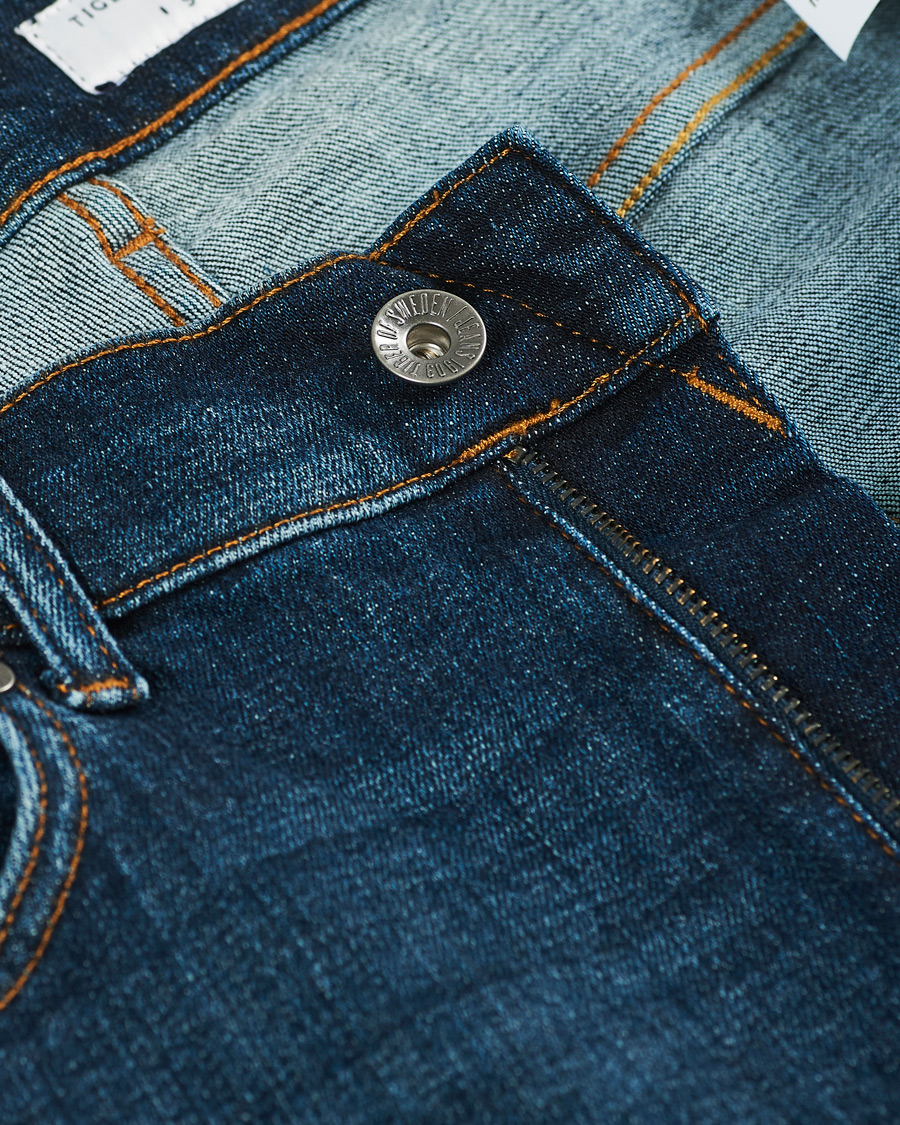 Herre | Jeans | Tiger of Sweden | Leon Hawk Eye Superstretch Jeans Royal Blue