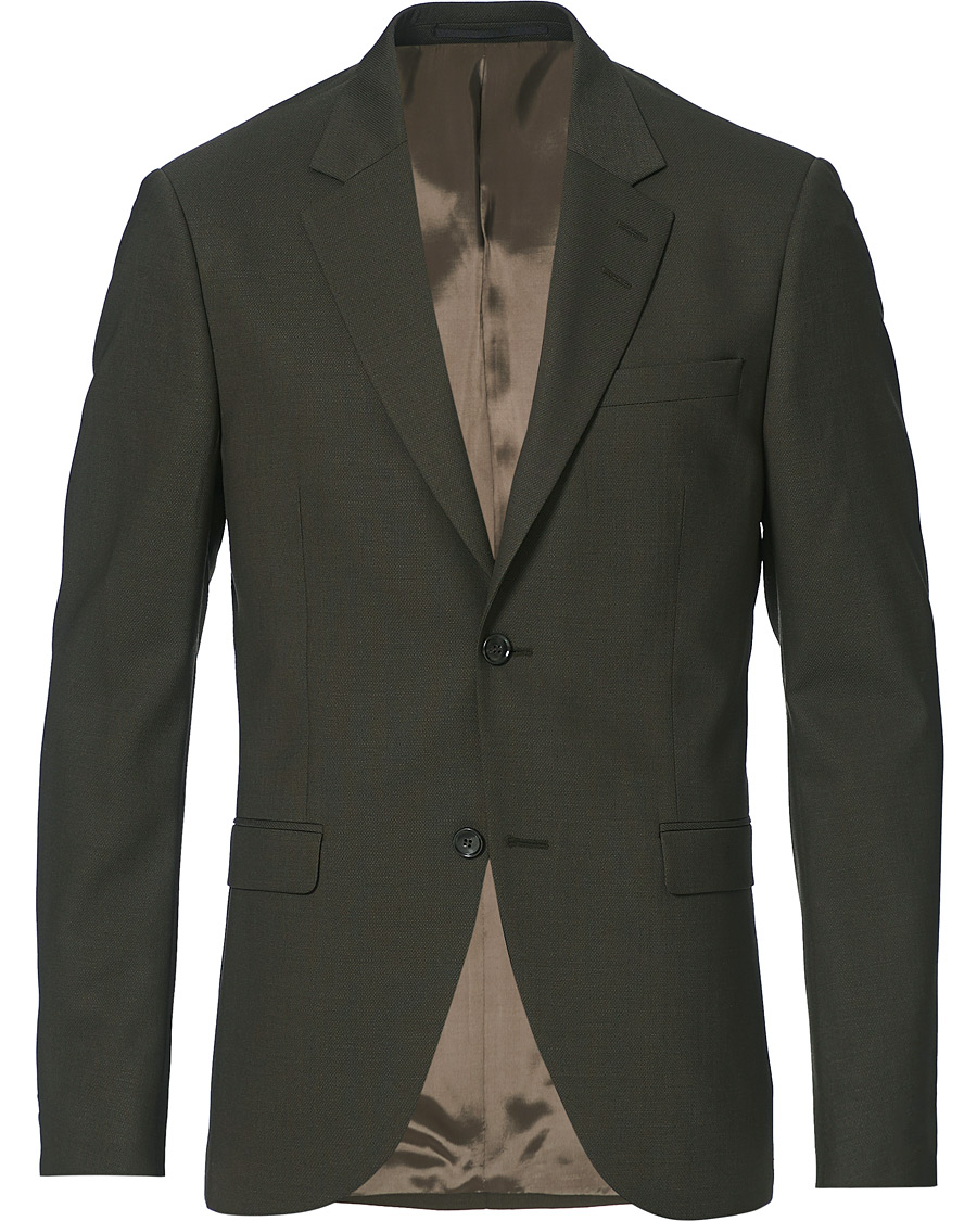 Herre | Dressjakker | Tiger of Sweden | Jamonte Wool Suit Blazer Olive Extreme