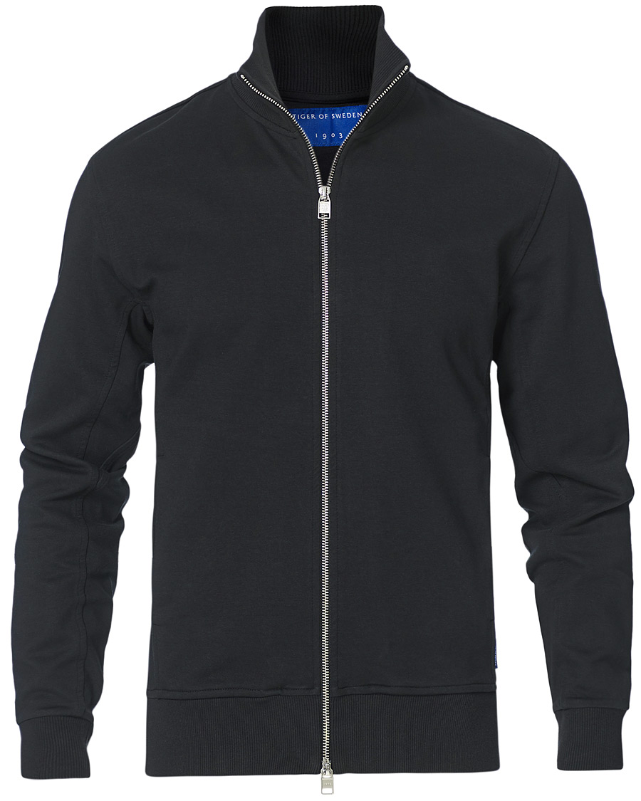 Herre | Gensere | Tiger of Sweden | Navra Cotton Zip Black