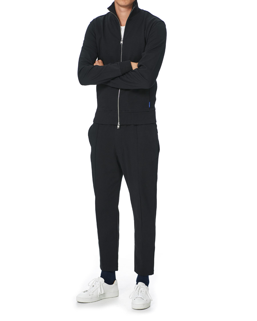 Herre | Gensere | Tiger of Sweden | Navra Cotton Zip Black