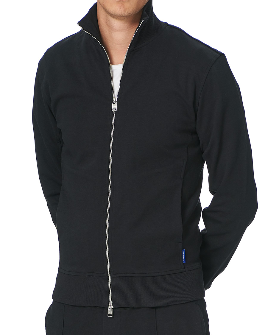 Herre | Gensere | Tiger of Sweden | Navra Cotton Zip Black