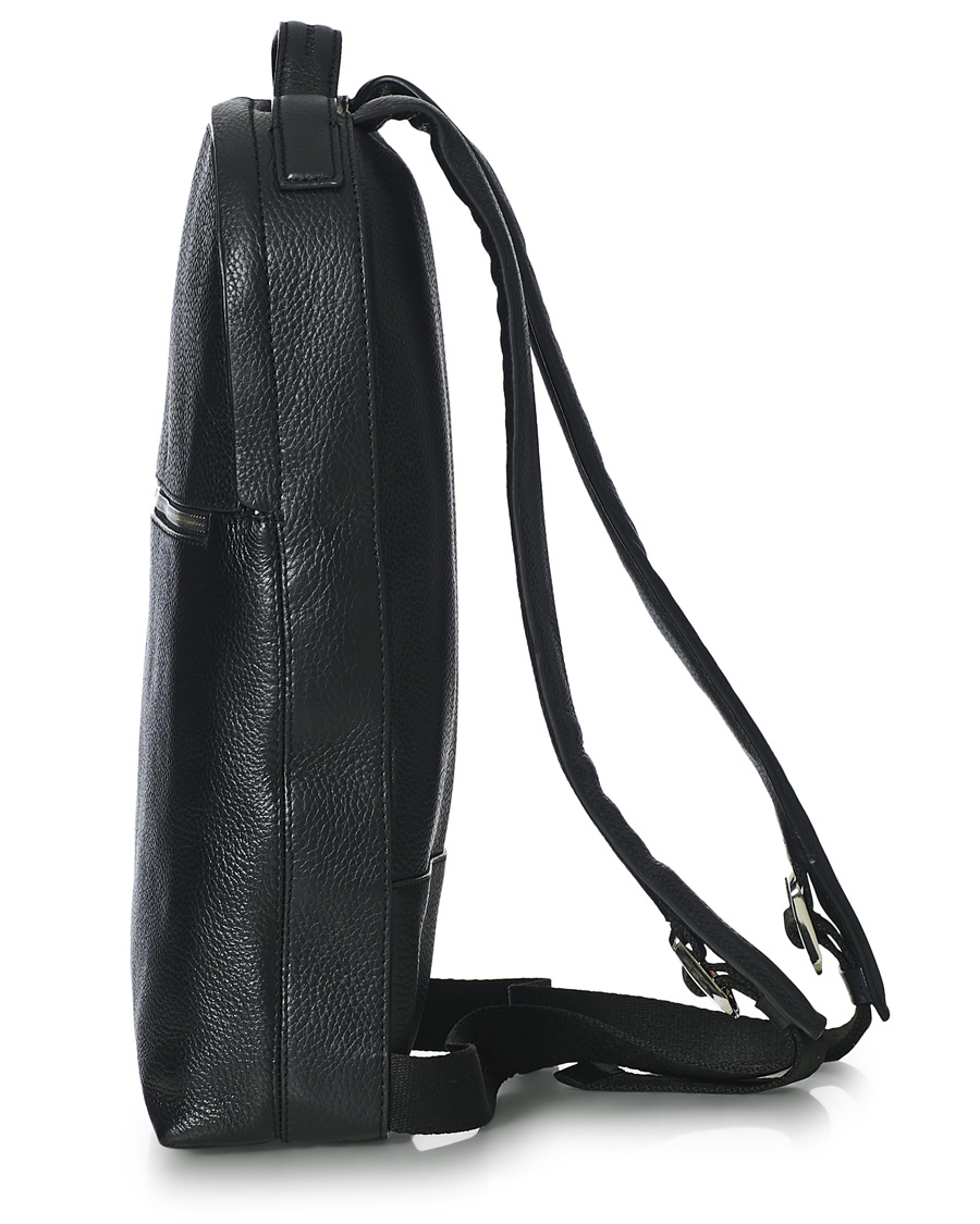 Herre | Tiger of Sweden Banda Leather Backpack Black | Tiger of Sweden | Banda Leather Backpack Black