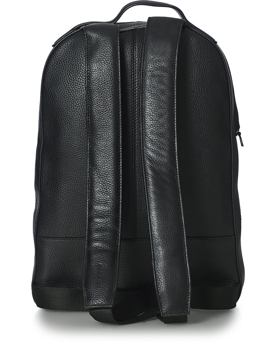 Herre | Tiger of Sweden Banda Leather Backpack Black | Tiger of Sweden | Banda Leather Backpack Black