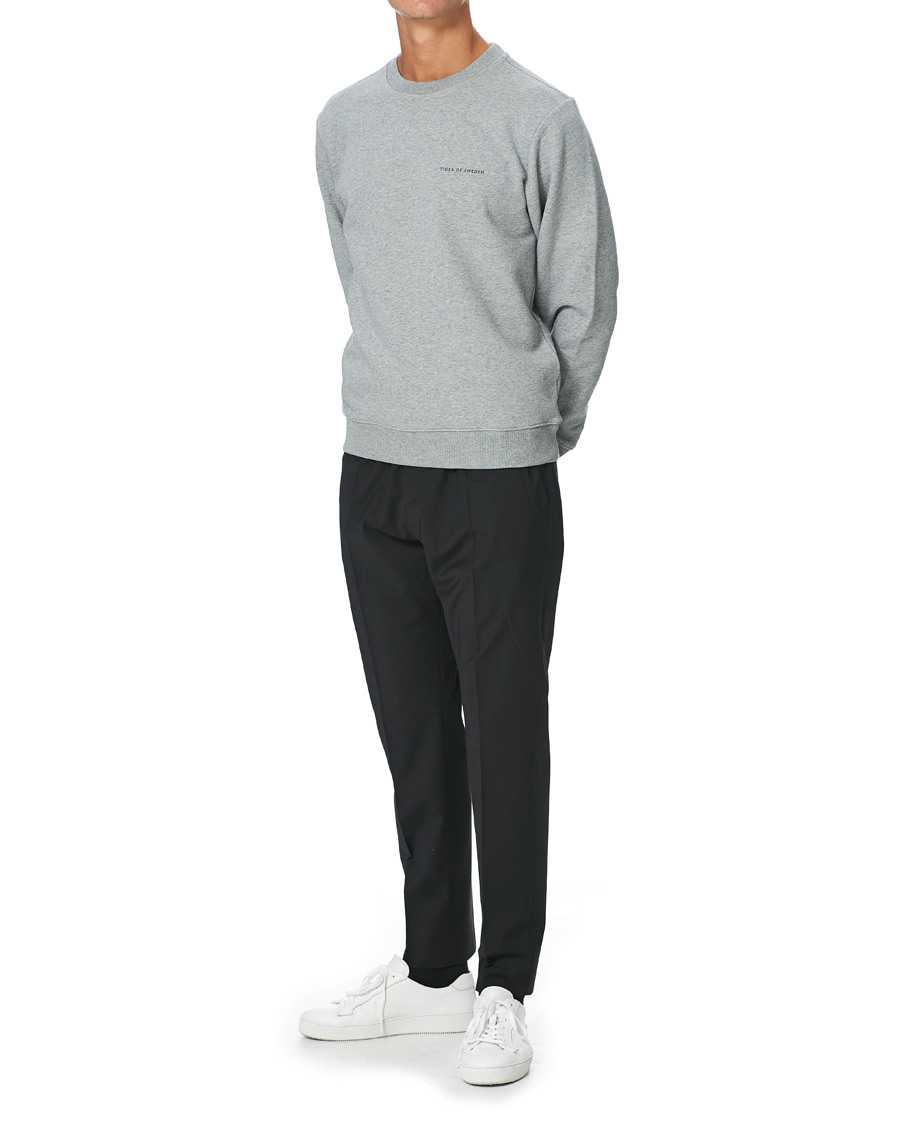 Herre | Gensere | Tiger of Sweden | Emerson Cotton Sweatshirt Mid Grey Mel
