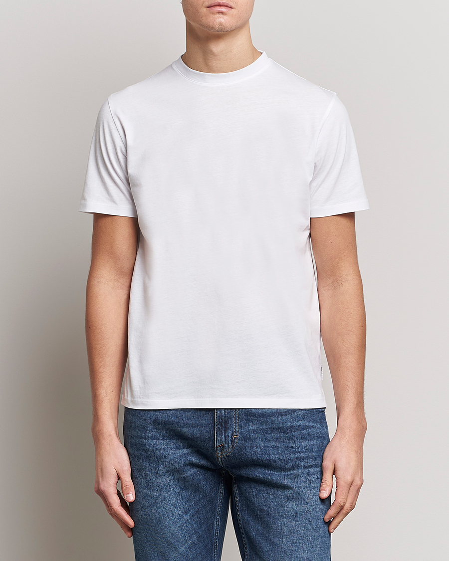 Herre | T-Shirts | Tiger of Sweden | Dillan Cotton Tee Bright White