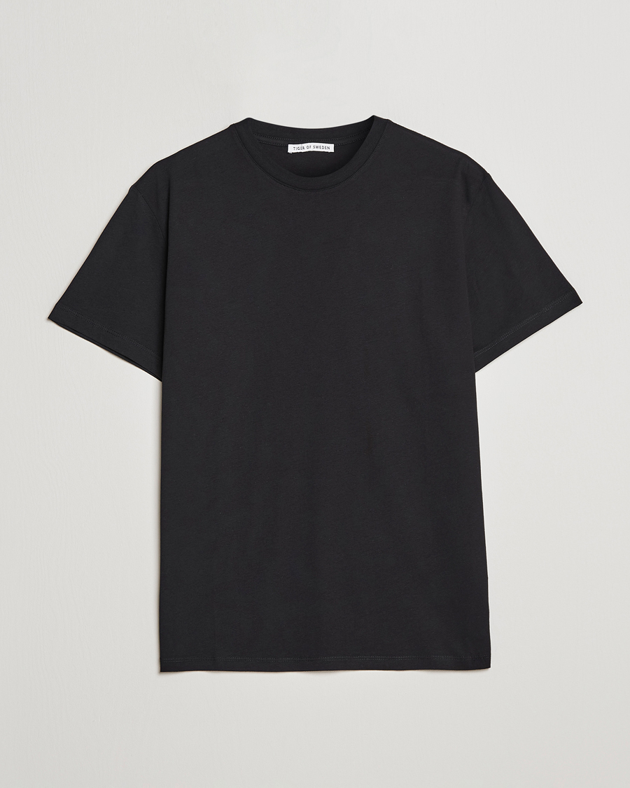 Herre | T-Shirts | Tiger of Sweden | Dillan Cotton Tee Black
