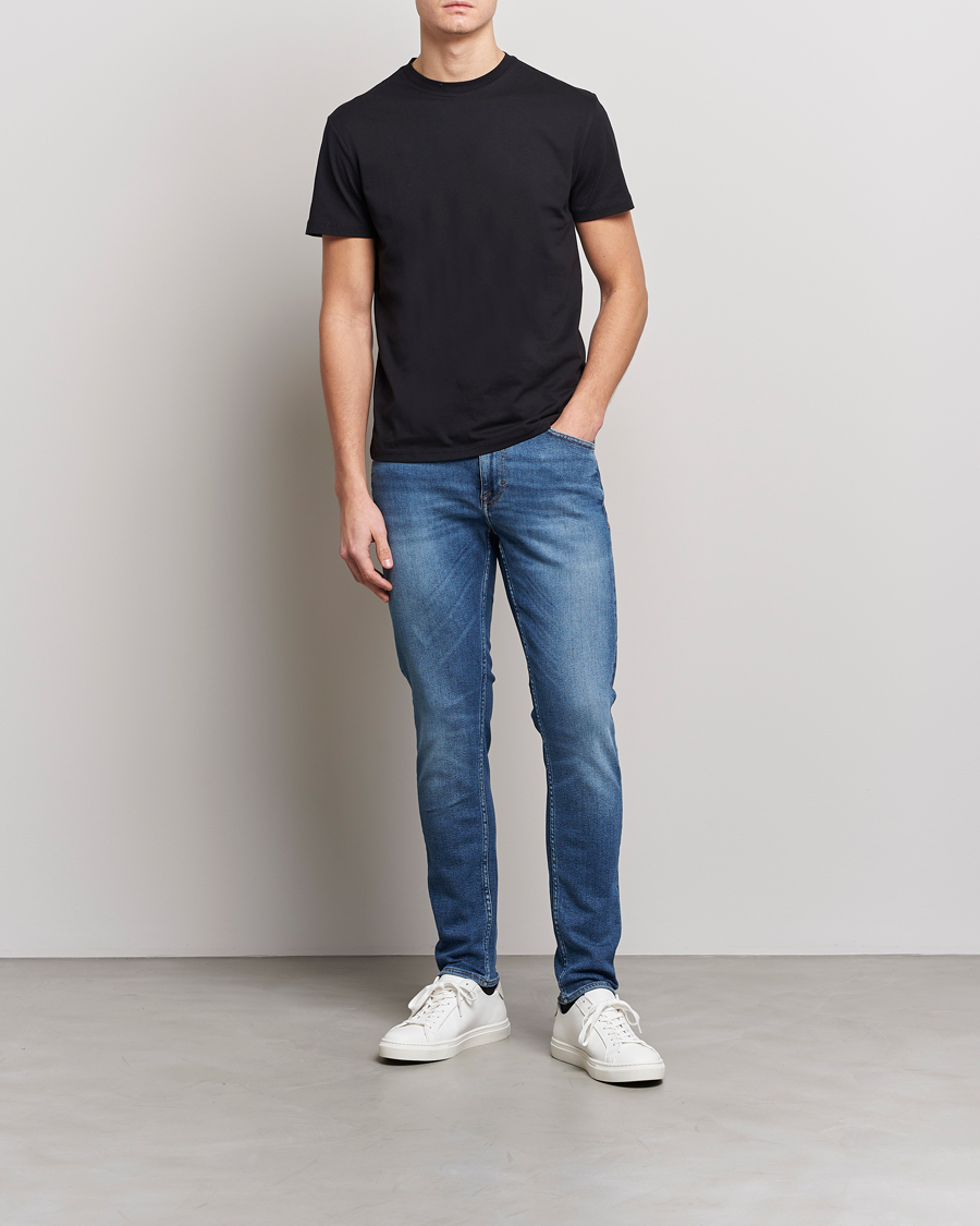 Herre | T-Shirts | Tiger of Sweden | Dillan Cotton Tee Black