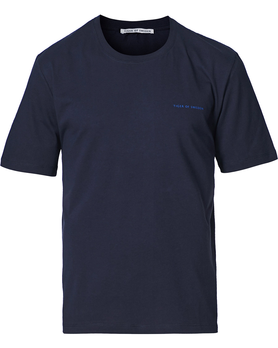 Herre | T-Shirts | Tiger of Sweden | Pro Cotton Logo Tee Light Ink