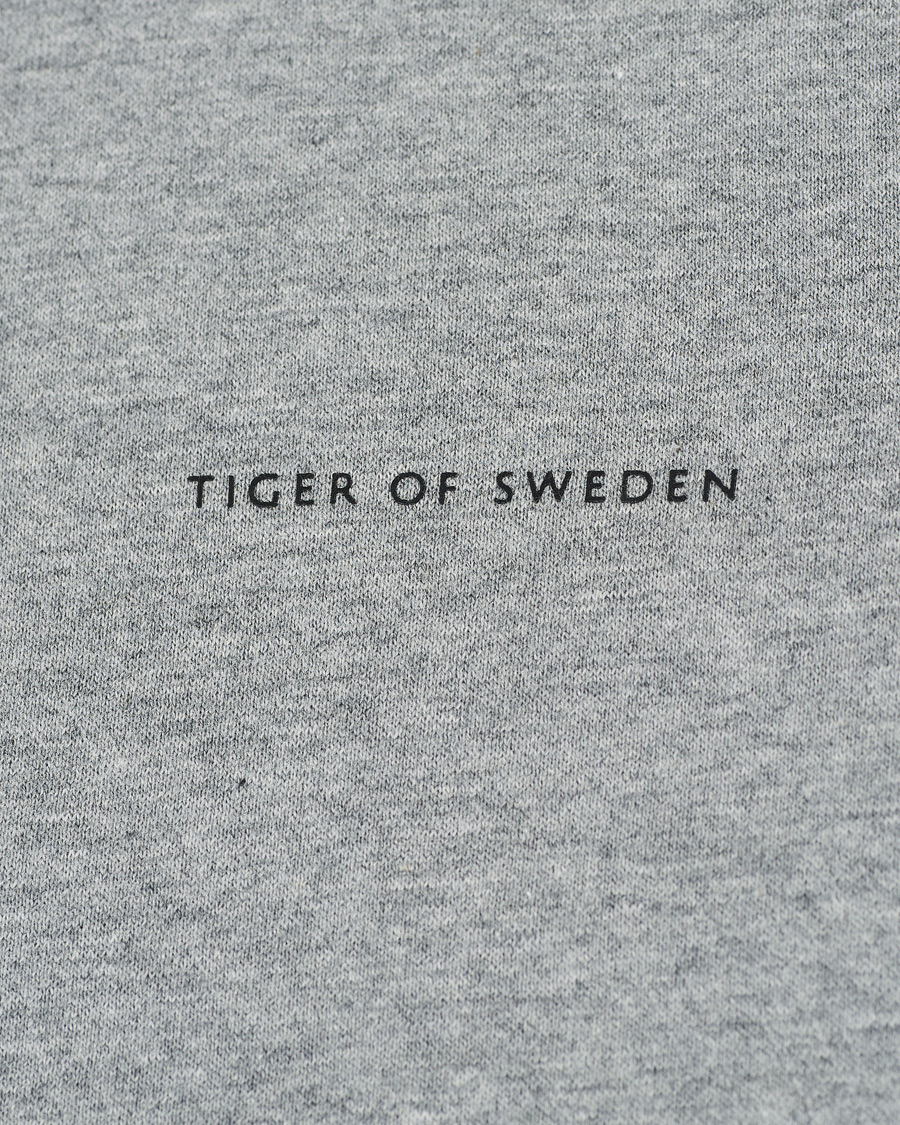 Herre | Gensere | Tiger of Sweden | Dominick Cotton Hoodie Mid Grey Mel
