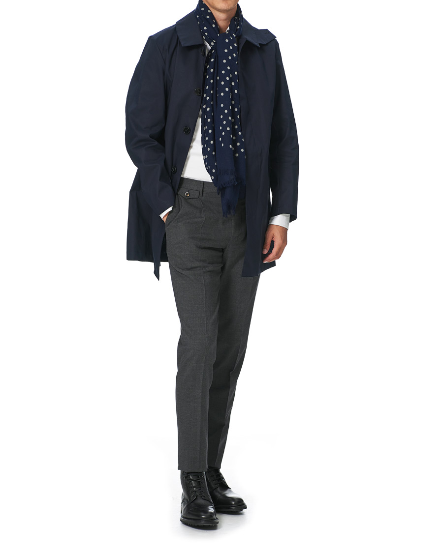 Herre | Altea Printed Dots Scarf Navy | Altea | Printed Dots Scarf Navy