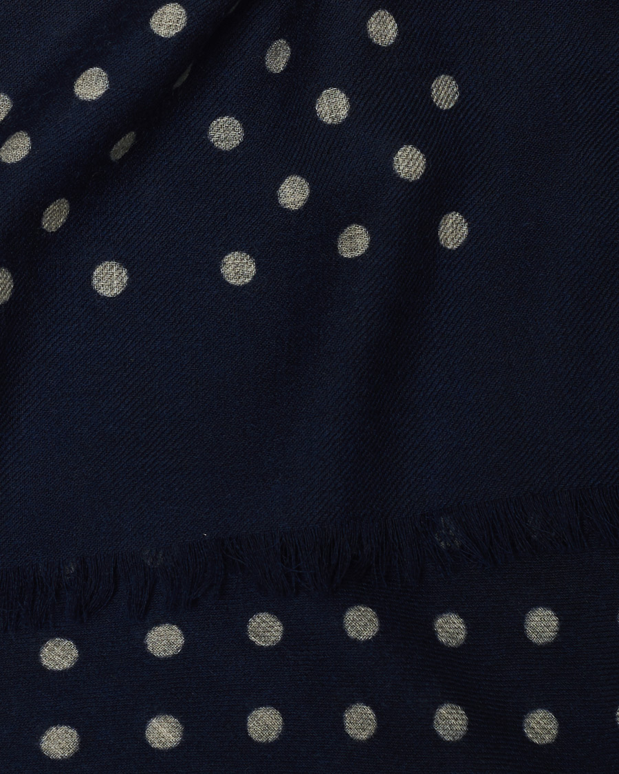Herre | Altea Printed Dots Scarf Navy | Altea | Printed Dots Scarf Navy