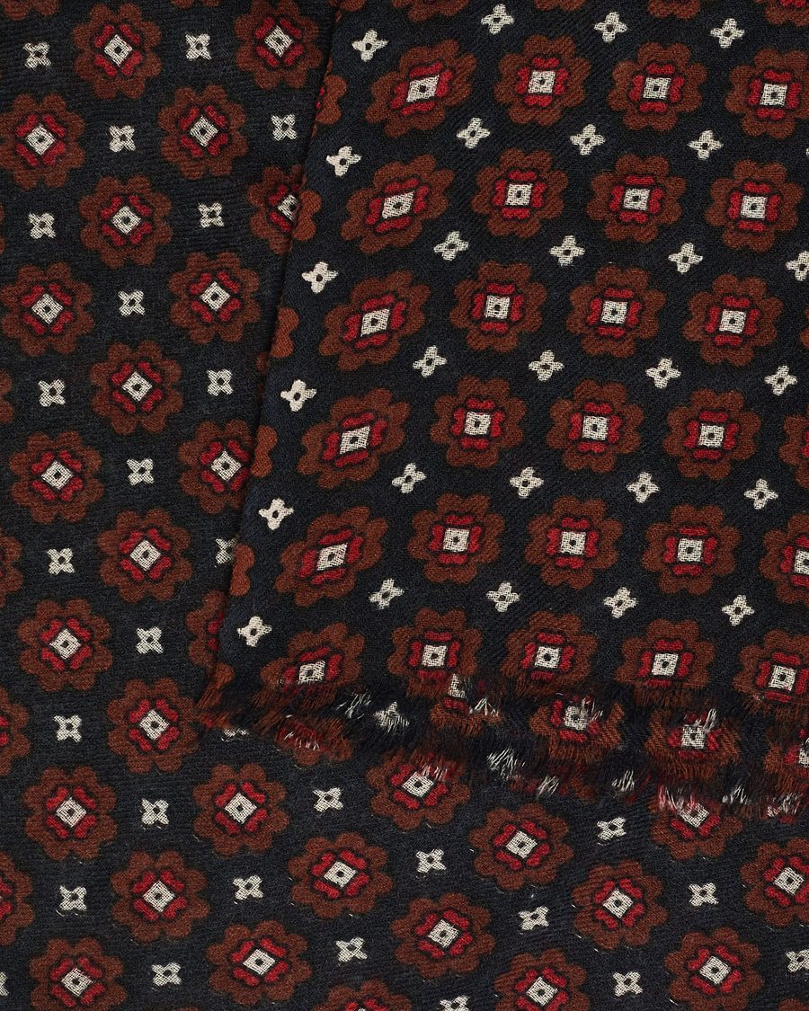 Herre | Altea Printed Medallion Scarf Navy | Altea | Printed Medallion Scarf Navy