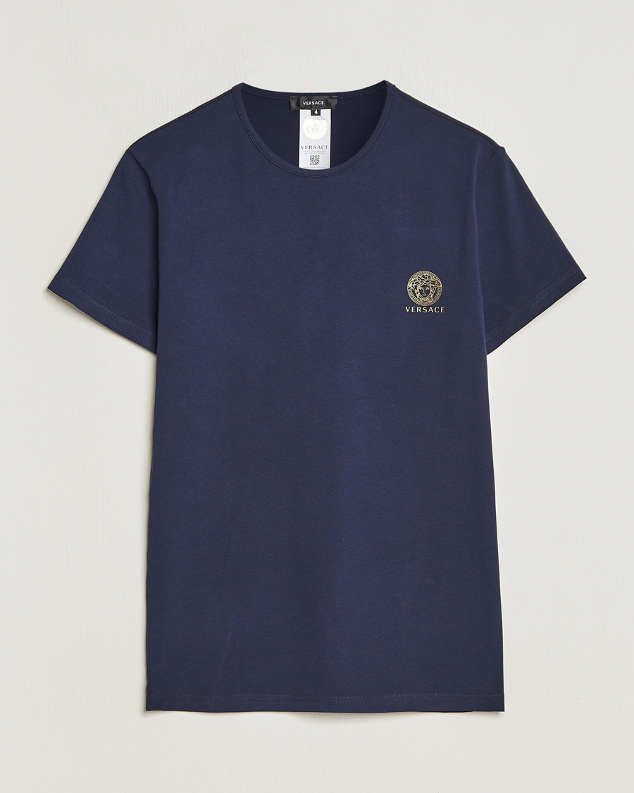 Herre | T-Shirts | Versace | Medusa Tee Navy