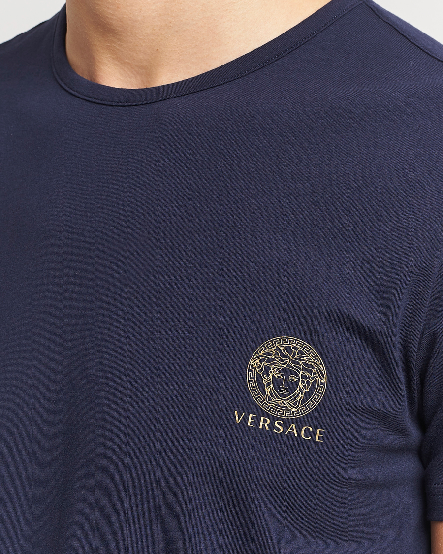 Herre | T-Shirts | Versace | Medusa Tee Navy