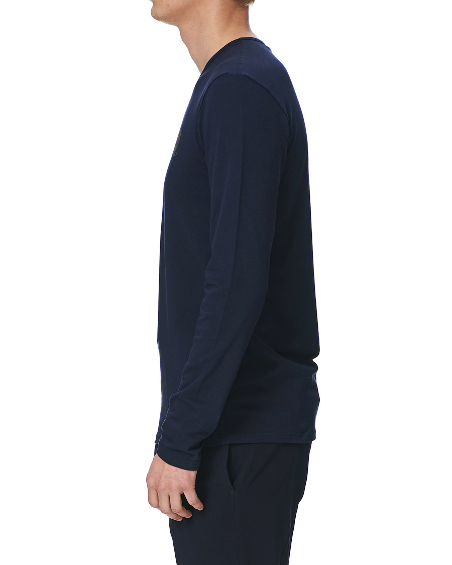 Herre | T-Shirts | Versace | Medusa Long Sleeve Tee Navy