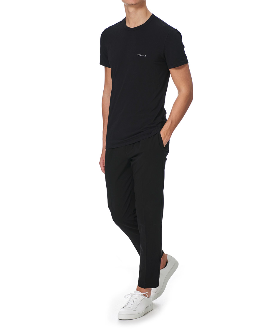 Herre | T-Shirts | Versace | Logo Tee Black