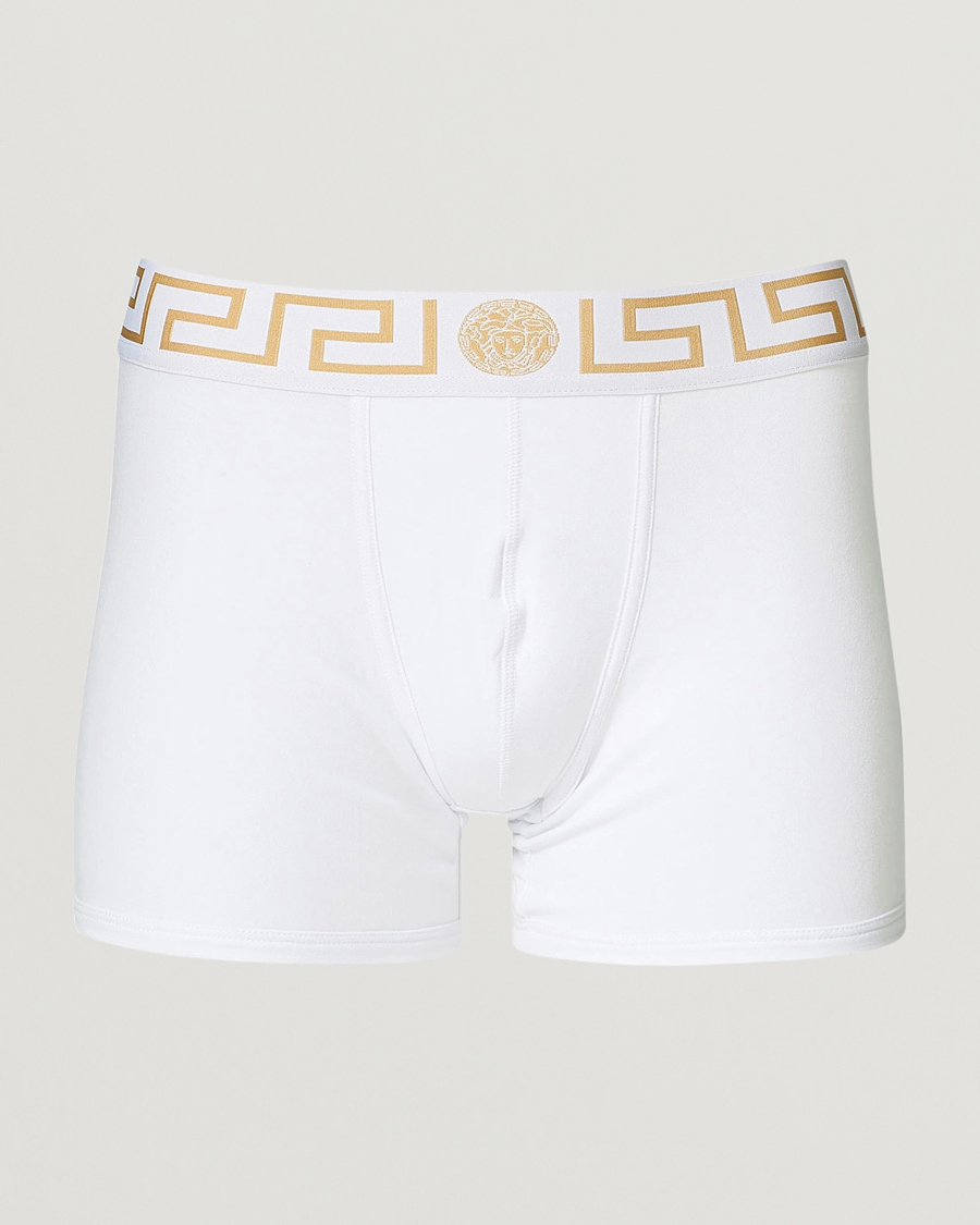Herre | | Versace | Greca Boxer Briefs White