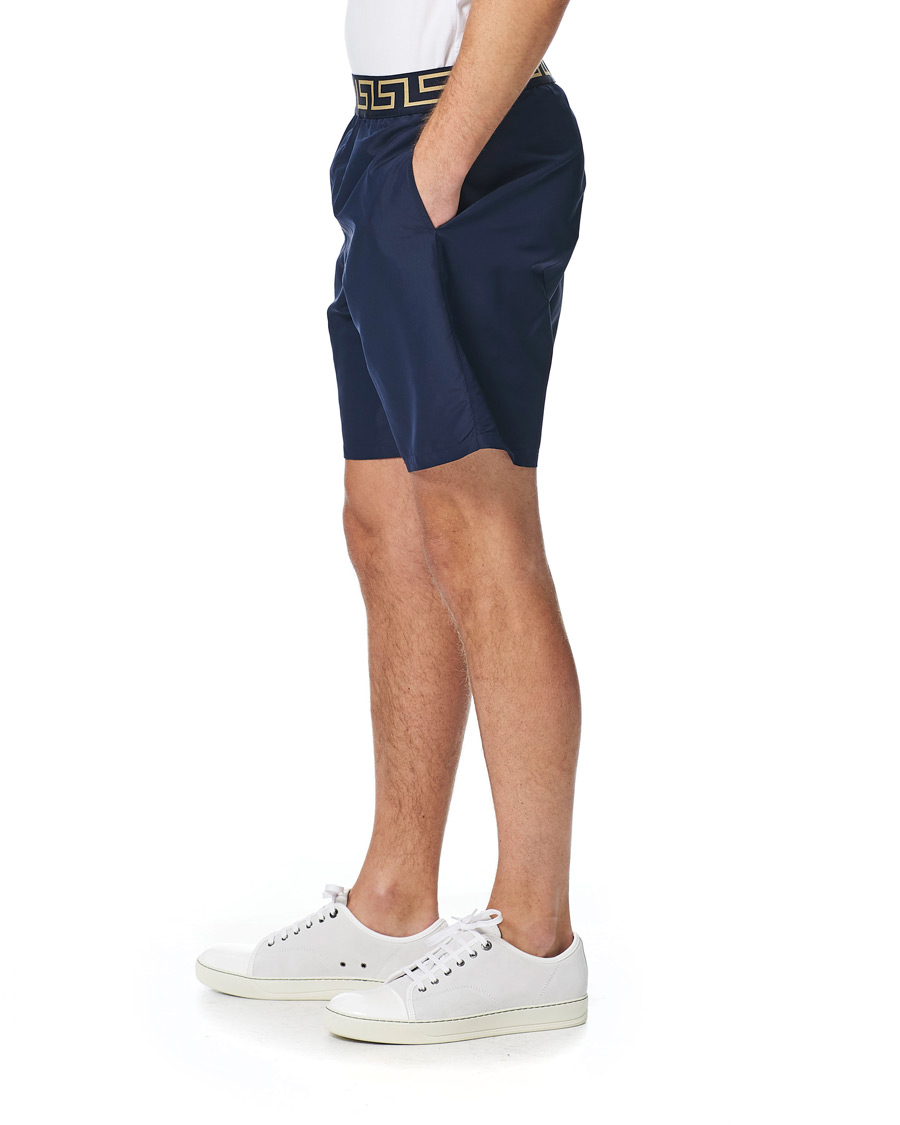 Herre | Badeshorts | Versace | Greca Border Swim Trunks Navy