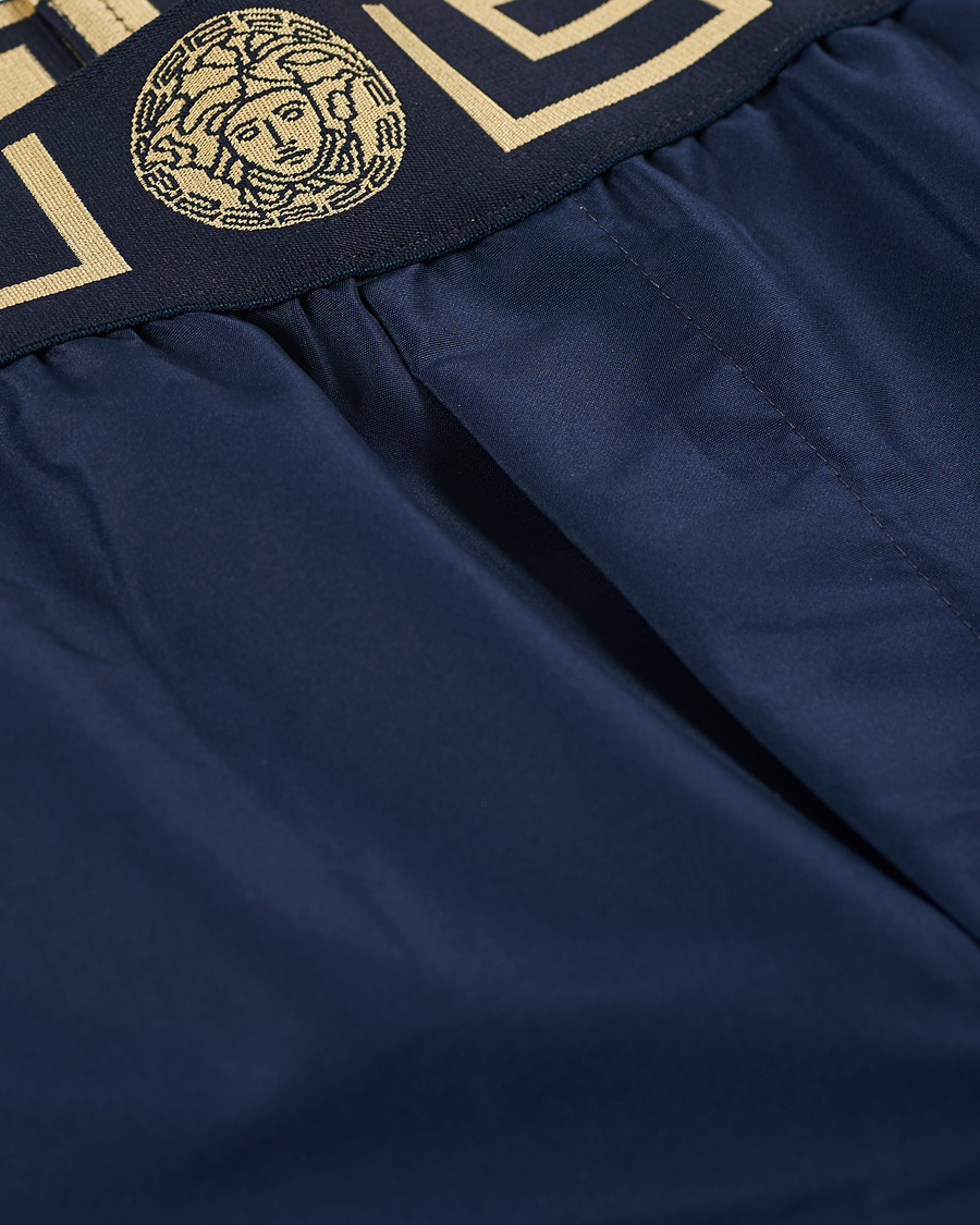 Herre | Badeshorts | Versace | Greca Border Swim Trunks Navy