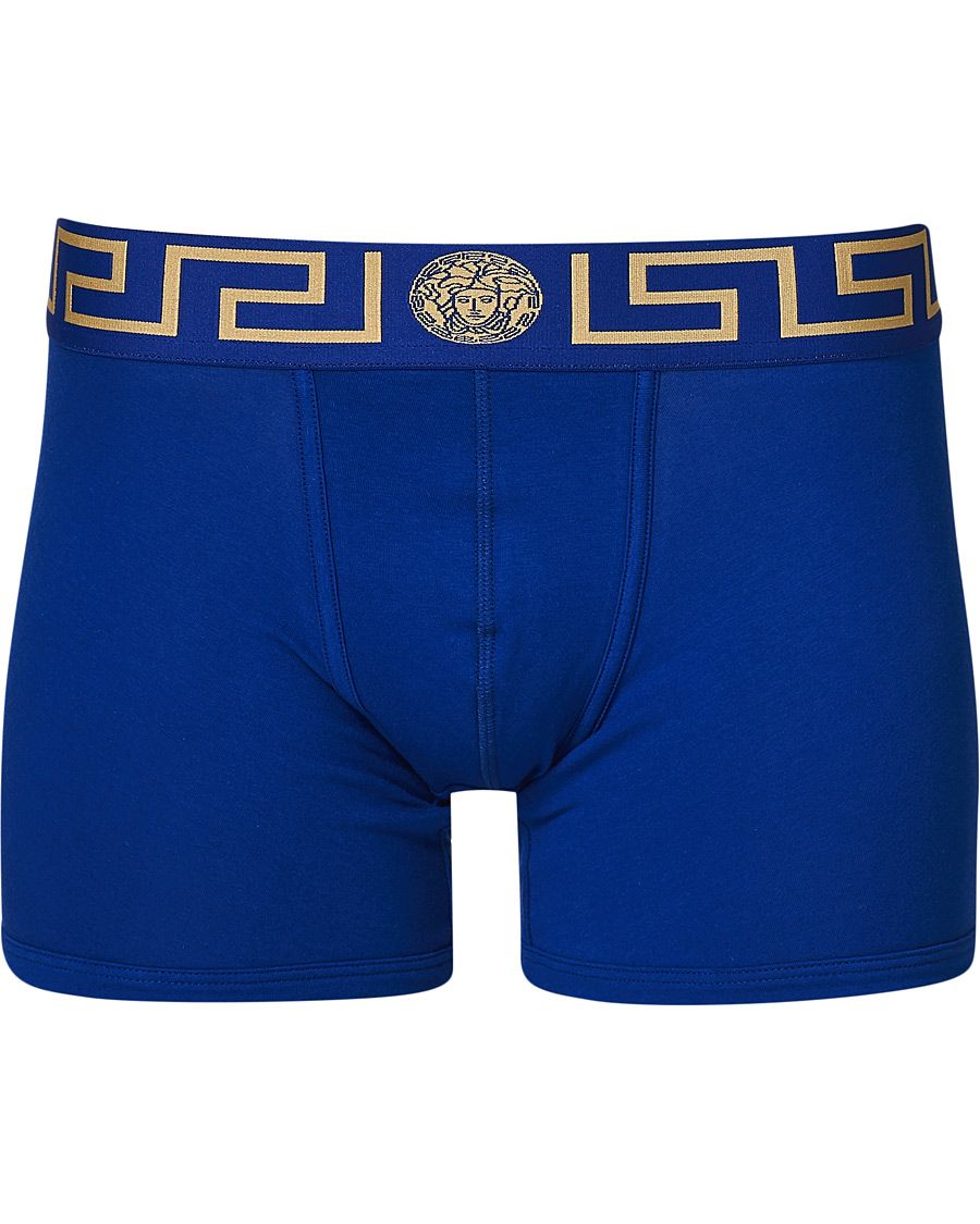 Herre | Undertøy | Versace | Greca Boxer Briefs Blue