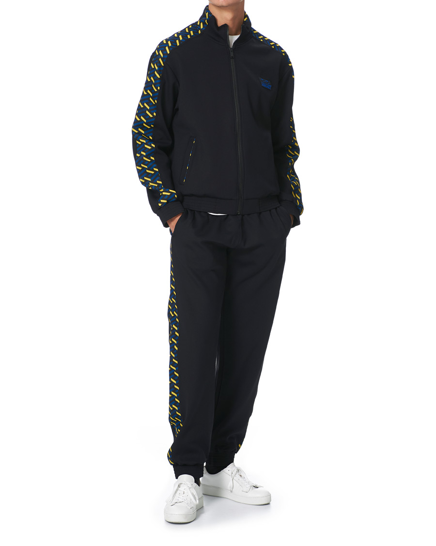 Herre | Gensere | Versace | Monogram Zip Sweater Navy