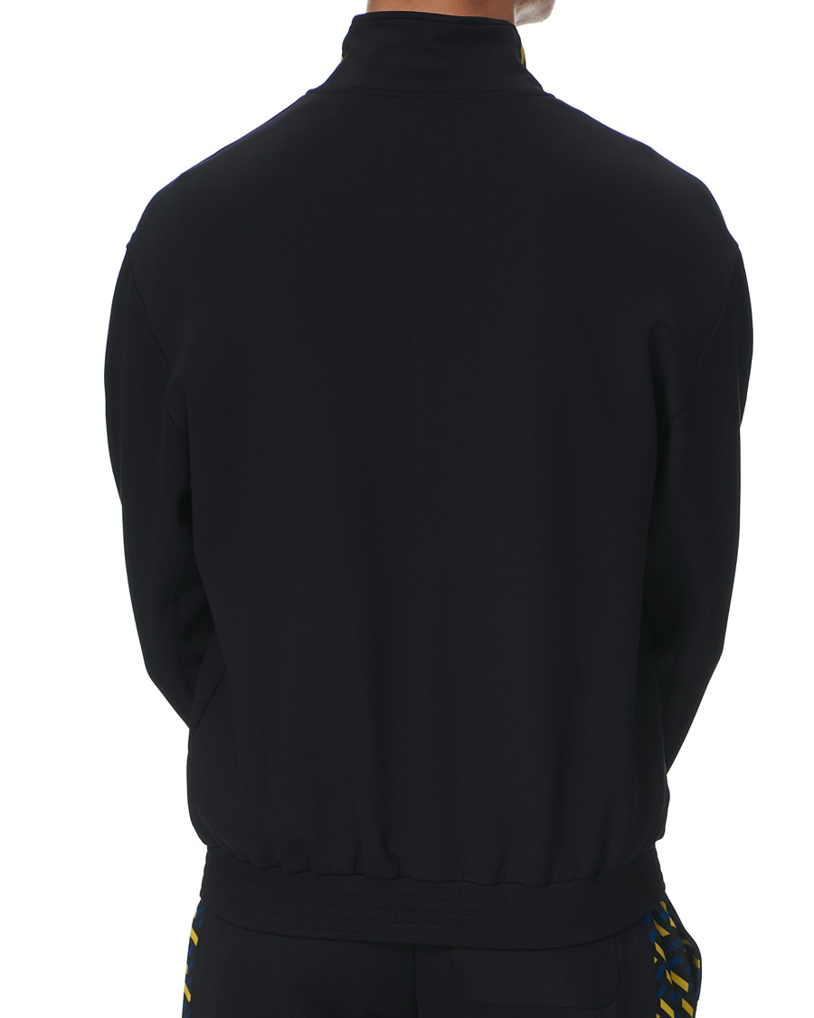 Herre | Gensere | Versace | Monogram Zip Sweater Navy