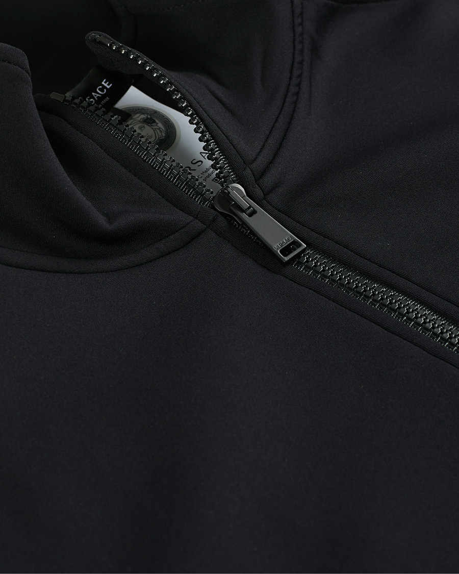 Herre | Gensere | Versace | Monogram Zip Sweater Navy