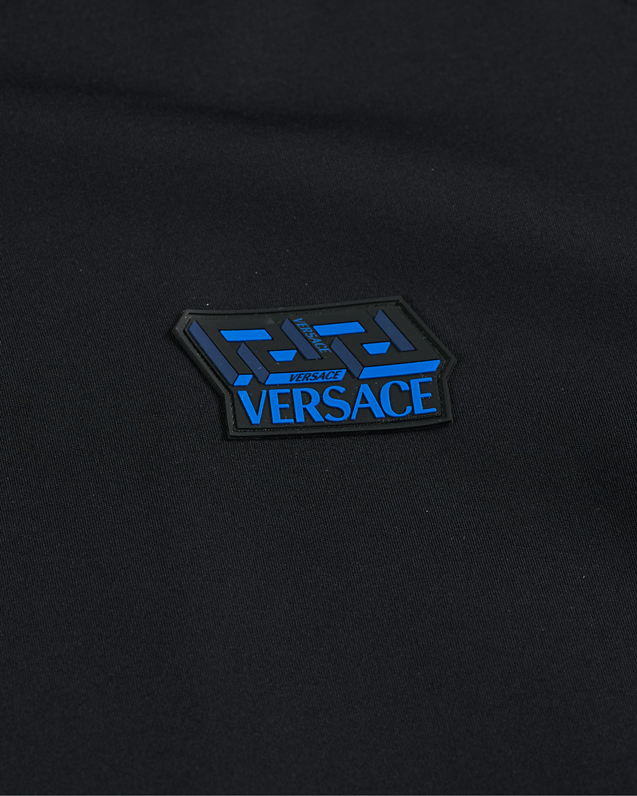 Herre | Gensere | Versace | Monogram Zip Sweater Navy