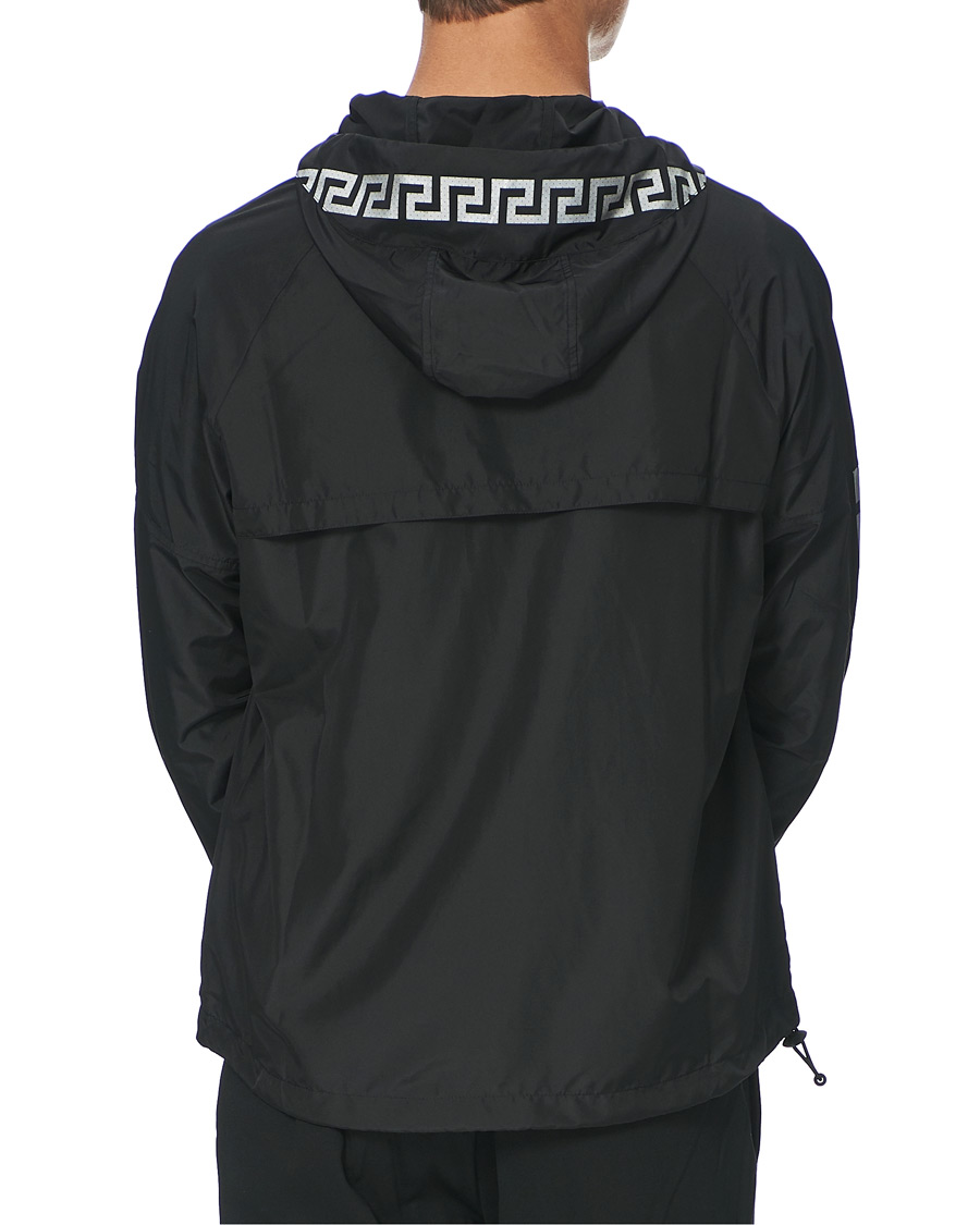 Herre | Jakker | Versace | Monogram Hooded Jacket Black