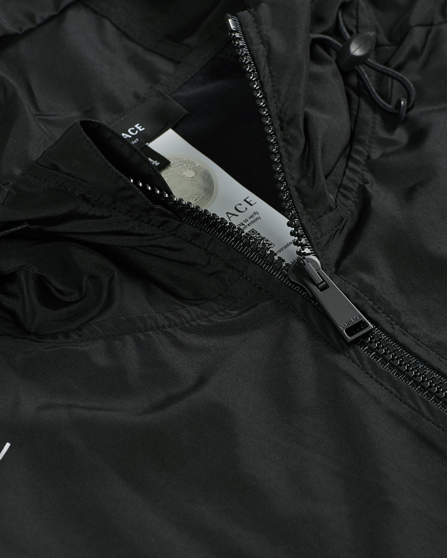 Herre | Jakker | Versace | Monogram Hooded Jacket Black