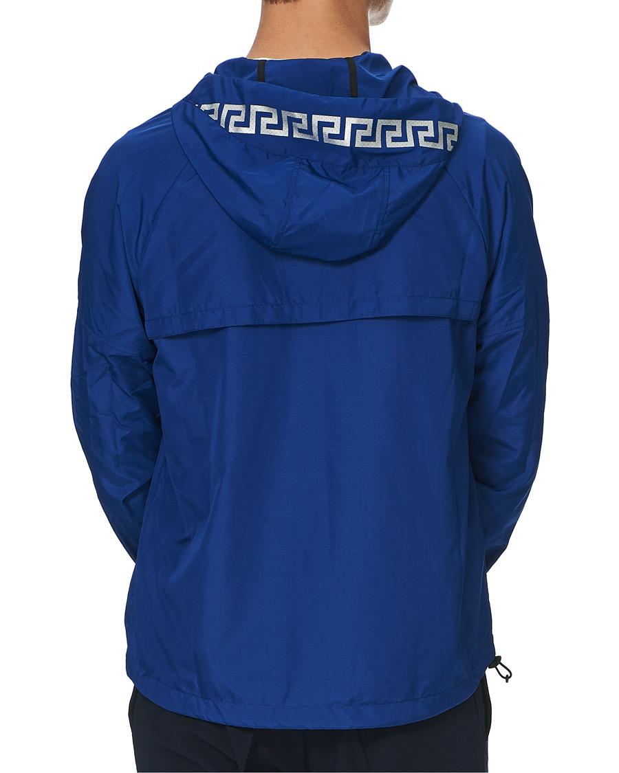 Herre | Jakker | Versace | Monogram Hooded Jacket Lapis