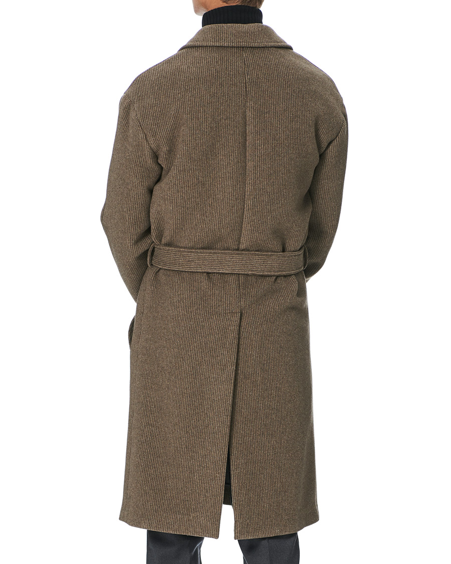 Herre | Jakker | Z Zegna | Belted Wool Coat Brown