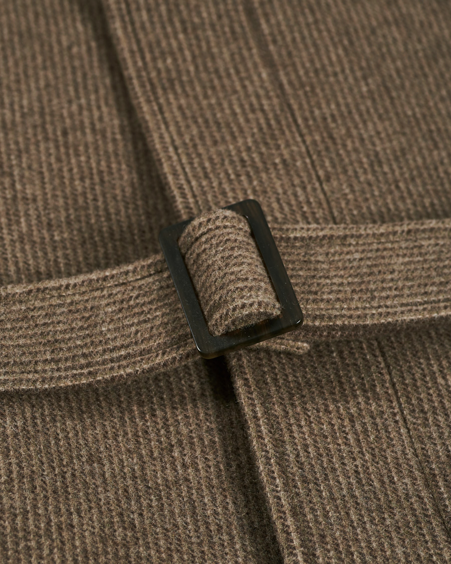 Herre | Jakker | Z Zegna | Belted Wool Coat Brown