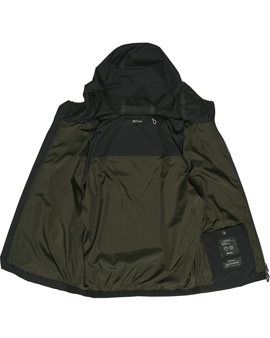 Herre | Jakker | Z Zegna | Ecotech Ripstop Hybrid Jacket Black