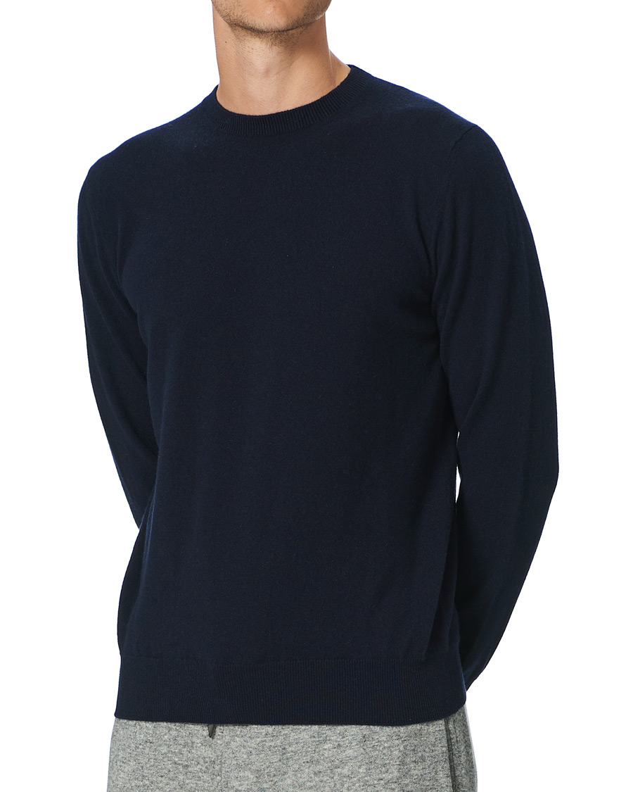 Herre | Gensere | Ermenegildo Zegna | Cashmere Crew Neck Sweater Navy