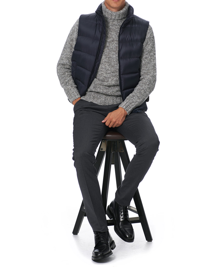 Herre | Jakker | Herno | Globe Down Puffer Gilet Navy