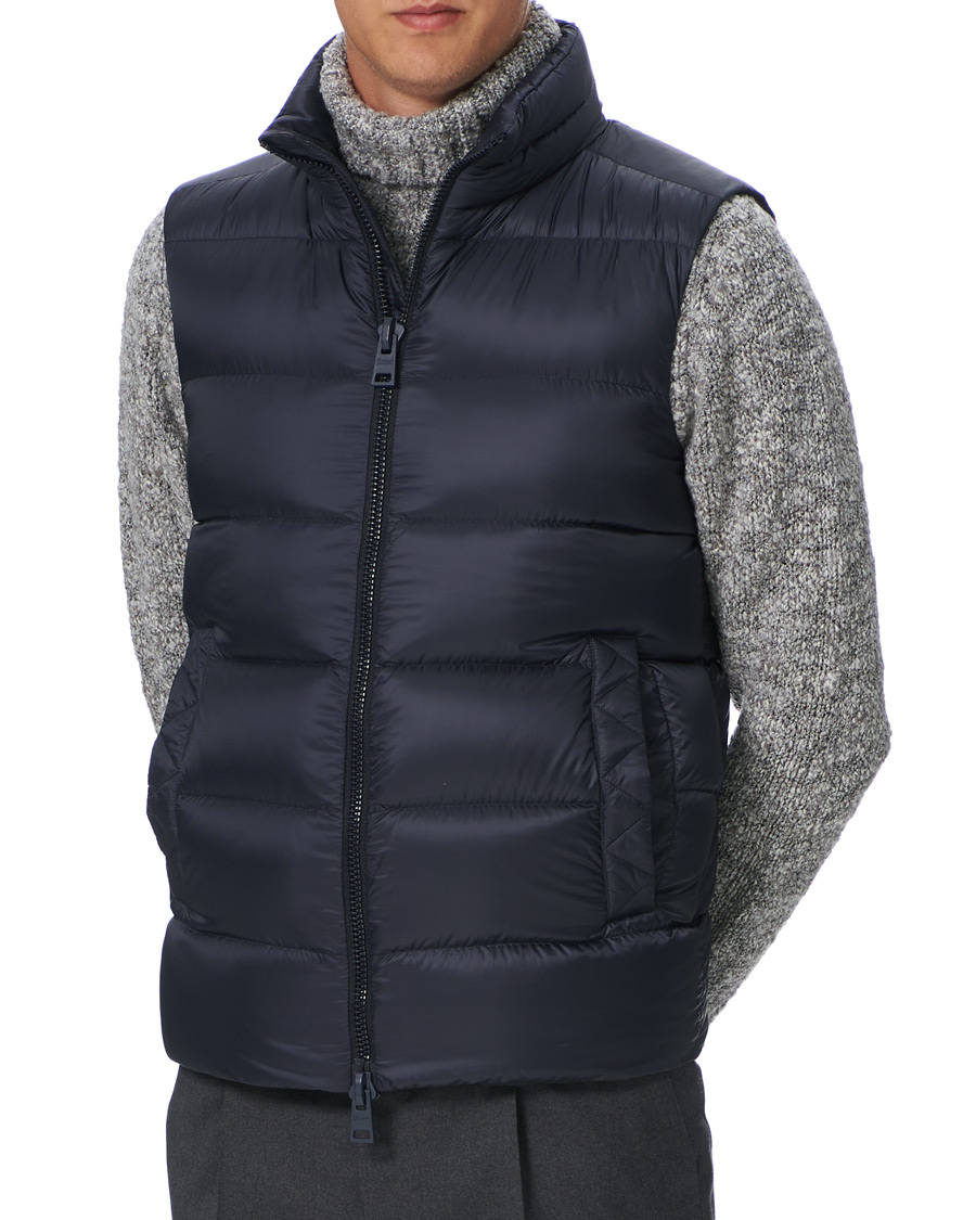 Herre | Jakker | Herno | Globe Down Puffer Gilet Navy