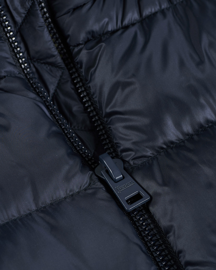 Herre | Jakker | Herno | Globe Down Puffer Gilet Navy