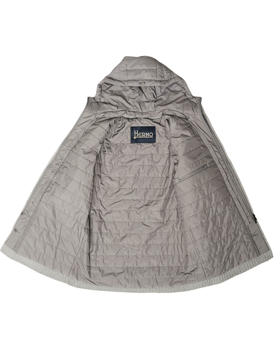 Herre | Jakker | Herno | Pep Cardigan Jacket Grey Melange