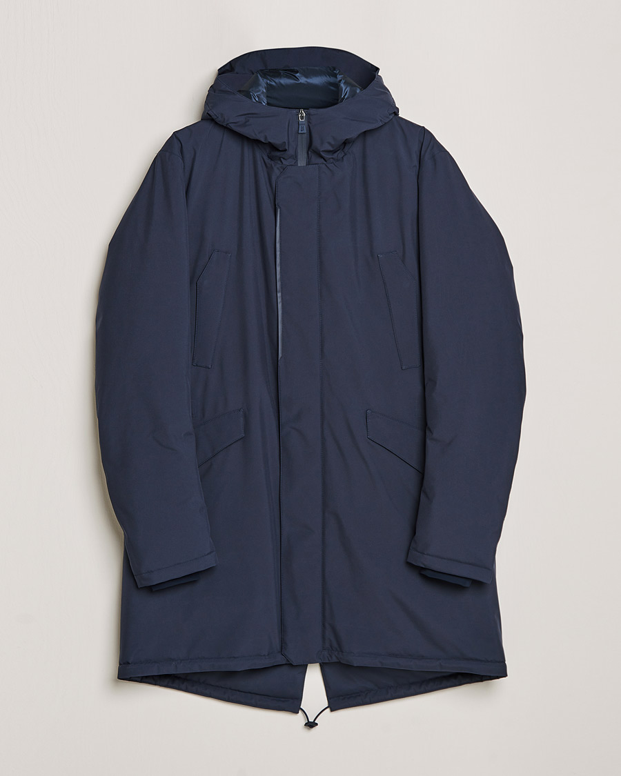 Herre | Jakker | Herno | Laminar Goretex Car Coat Navy