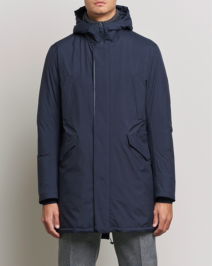 Herre | Jakker | Herno | Laminar Goretex Car Coat Navy