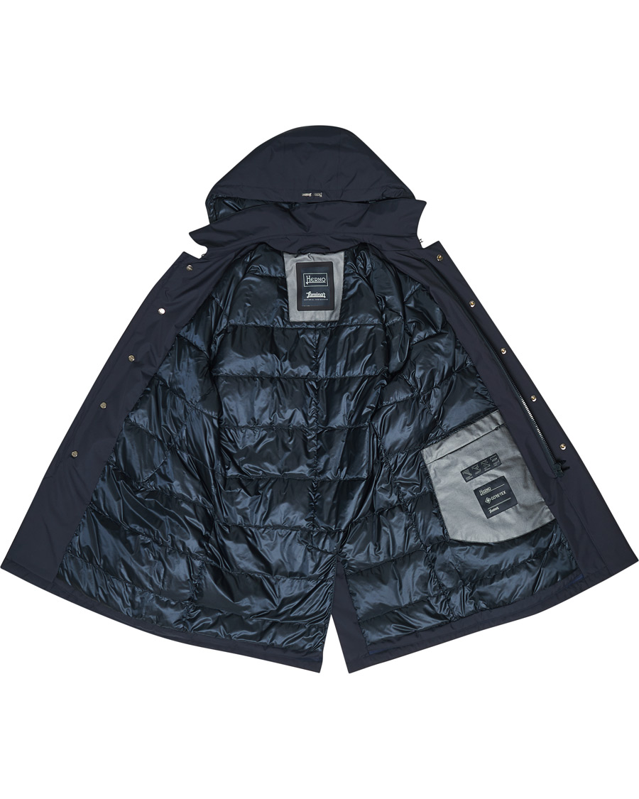Herre | Jakker | Herno | Laminar Goretex Car Coat Navy