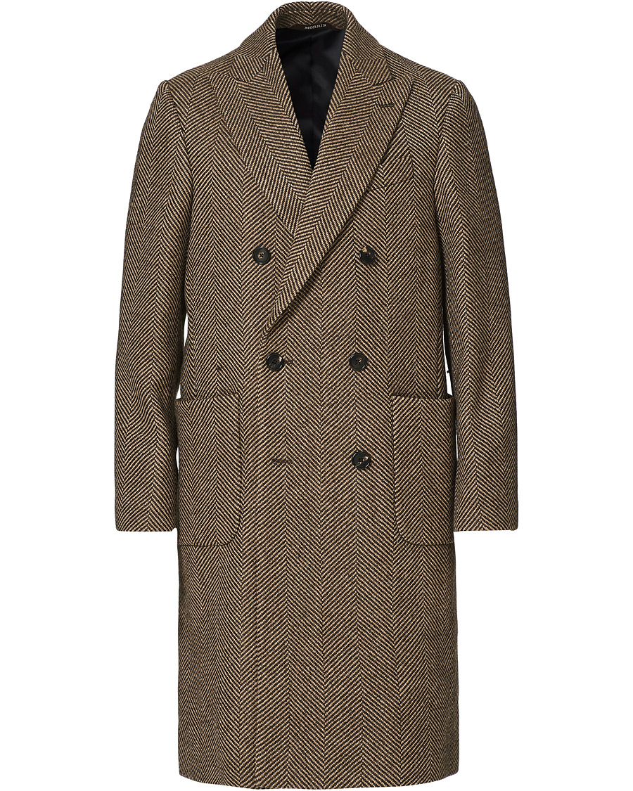 Herre | Jakker | Morris Heritage | Lytton Double Breasted Coat Brown