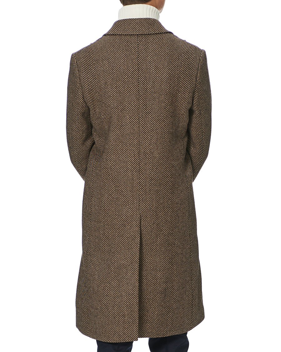 Herre | Jakker | Morris Heritage | Lytton Double Breasted Coat Brown