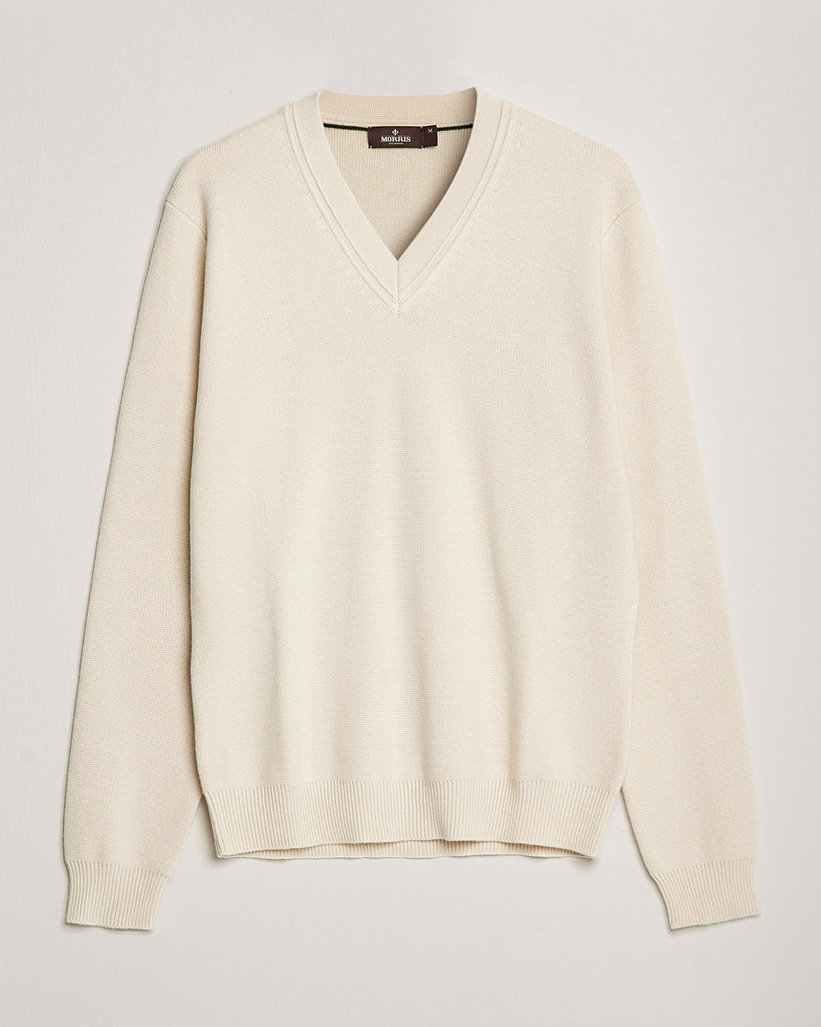 Herre | Gensere | Morris Heritage | Maretiimo V-Neck Off White