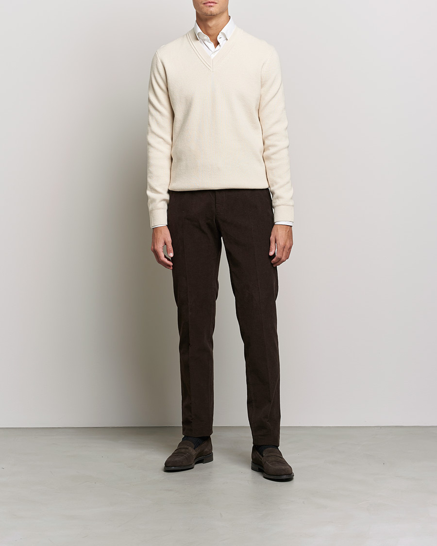 Herre | Gensere | Morris Heritage | Maretiimo V-Neck Off White
